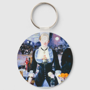 Manet Bar at the Folies Bergere Key Chain Schlüsselanhänger