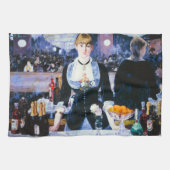 Manet Bar at the Folies Bergere Kitchen Handtuch (Horizontal)