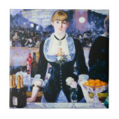 Manet Bar beim Folies Bergere Fliese (Vorderseite)