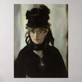 Manet Berthe Morisot mit Bouquet von Violets Poster