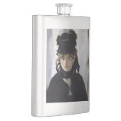 Manet - Berthe Morisot mit einem Blumenstrauß Flachmann (Rechts)