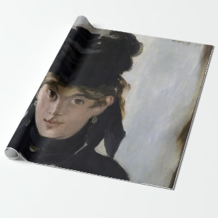 Manet - Berthe Morisot mit einem Blumenstrauß Geschenkpapier