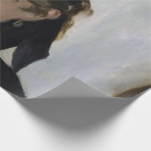Manet - Berthe Morisot mit einem Blumenstrauß Geschenkpapier (Ecke)