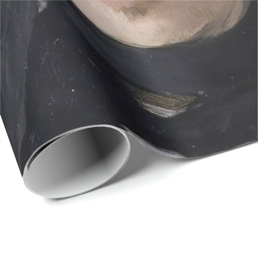 Manet - Berthe Morisot mit einem Blumenstrauß Geschenkpapier (Rolleneckpunkt)