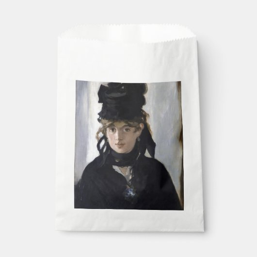 Manet - Berthe Morisot mit einem Blumenstrauß Geschenktütchen (Vorderseite)