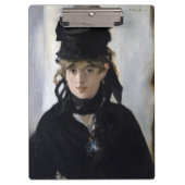 Manet - Berthe Morisot mit einem Blumenstrauß Klemmbrett (Vorderseite)
