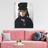 Manet - Berthe Morisot mit einem Blumenstrauß Leinwanddruck (Insitu (Wohnzimmer))