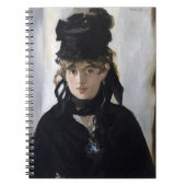 Manet - Berthe Morisot mit einem Blumenstrauß Notizblock (Vorderseite)