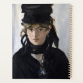 Manet - Berthe Morisot mit einem Blumenstrauß Planer (Rückseite)