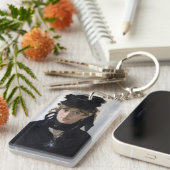 Manet - Berthe Morisot mit einem Blumenstrauß Schlüsselanhänger (Vorderseite rechts)