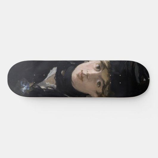 Manet - Berthe Morisot mit einem Blumenstrauß Skateboard (Horizontal)