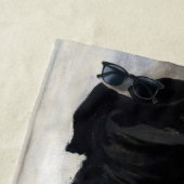 Manet - Berthe Morisot mit einem Blumenstrauß Strandtuch (Beispiel)