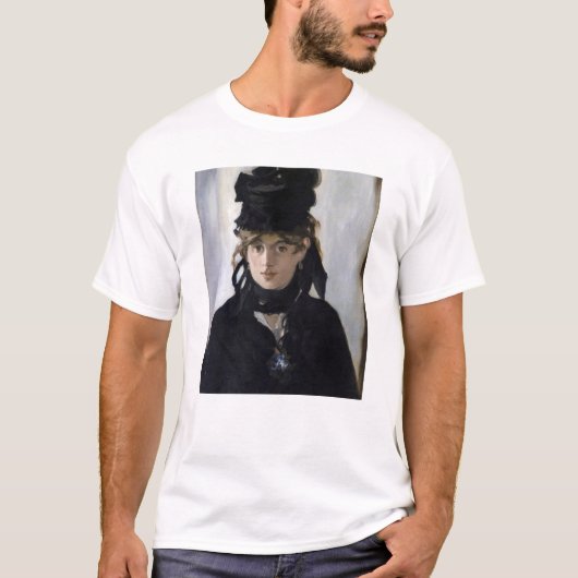 Manet - Berthe Morisot mit einem Blumenstrauß T-Shirt (Vorderseite)