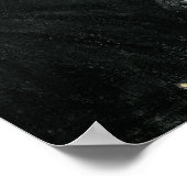 Manet | Berthe Morisot mit einem Bouquet aus Viole Poster (Ecke)