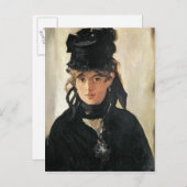 Manet | Berthe Morisot mit einem Bouquet aus Viole Postkarte (Vorne/Hinten)