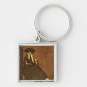 Manet Berthe Morisot mit einem Fan, 1872 Schlüsselanhänger