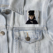 Manet - Berthe Morisot mit einem Veilchenstrauß Button (Beispiel)