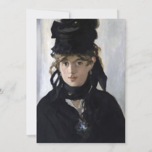 Manet - Berthe Morisot mit einem Veilchenstrauß Einladung