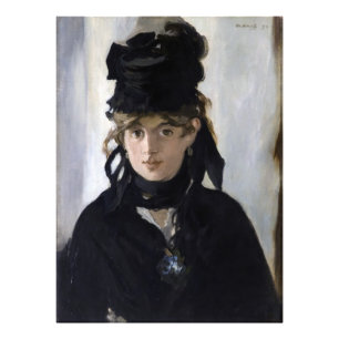 Manet - Berthe Morisot mit einem Veilchenstrauß Fotodruck