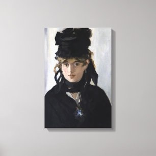 Manet - Berthe Morisot mit einem Veilchenstrauß Leinwanddruck