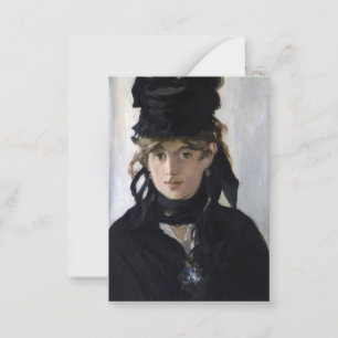 Manet - Berthe Morisot mit einem Veilchenstrauß Mitteilungskarte