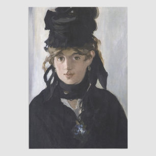 Manet - Berthe Morisot mit einem Veilchenstrauß Seidenpapier