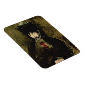 Manet | Berthe Morisot Wearing a Veil, 1872 Magnet (Rechte Seite)