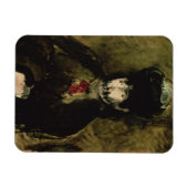 Manet | Berthe Morisot Wearing a Veil, 1872 Magnet (Horizontal)