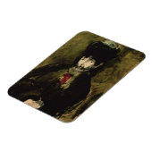 Manet | Berthe Morisot Wearing a Veil, 1872 Magnet (Linke Seite)