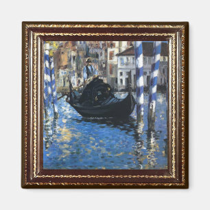 Manet blauer Venedig Meisterwerk-Magnet Magnet