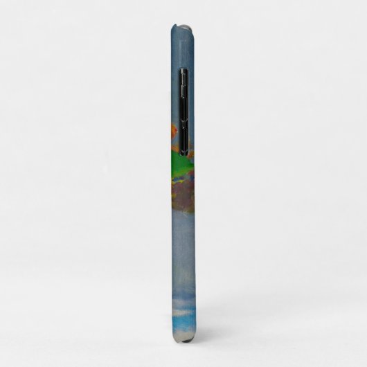 Manet-Blume in einer Crystal Vase Case-Mate iPhone Hülle (Hinten/Links)