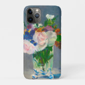 Manet-Blume in einer Crystal Vase Case-Mate iPhone Hülle (Rückseite)