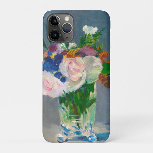 Manet-Blume in einer Crystal Vase Case-Mate iPhone Hülle (Rückseite)