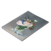 Manet | Blume in einer Kristallvase, c.1882 Notizblock (Linke Seite)