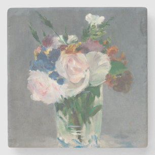 Manet   Blumen in einem Kristallvase, c.1882 Steinuntersetzer