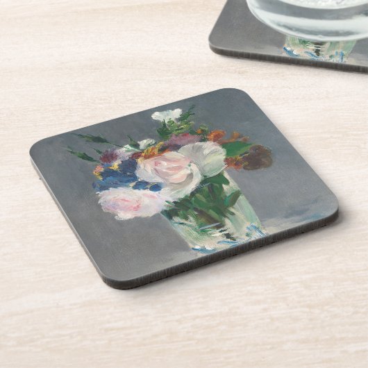Manet | Blumen in einem Kristallvase, c.1882 Untersetzer (Linke Seite)