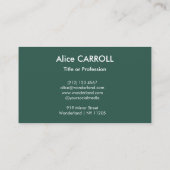 Manet - Branch White Peonings, Secateurs - QR Code Visitenkarte (Rückseite)