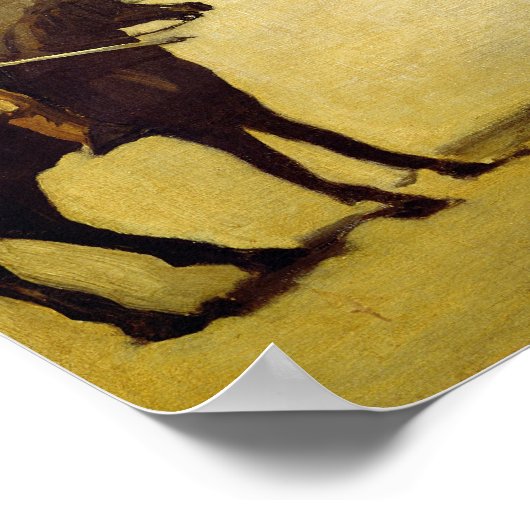 Manet | Bull Fight, 1865 Poster (Ecke)