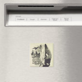 Manet | Darstellung für "The Raven" Magnet (In Situ (Geschirrspüler))