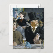 Manet: Das Café-Konzert, Postkarte (Vorne/Hinten)