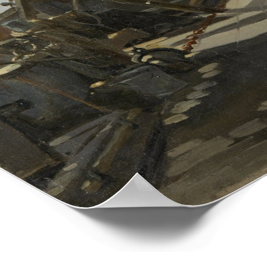 Manet - Das Schiffsdeck Poster (Ecke)