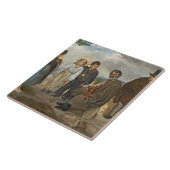 Manet | der alte Musiker, 1862 Fliese (Seite)