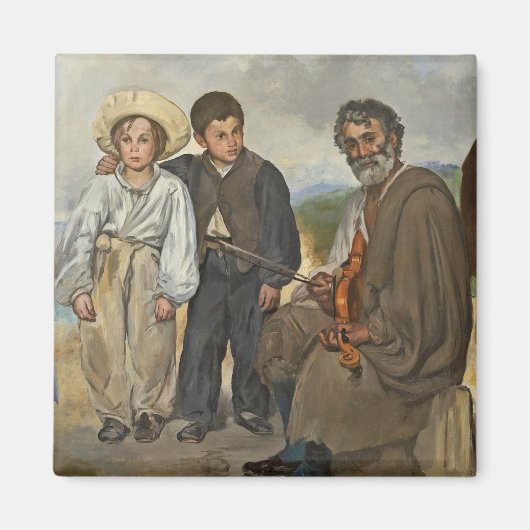 Manet | Der alte Musiker, 1862 Magnet (Vorne)