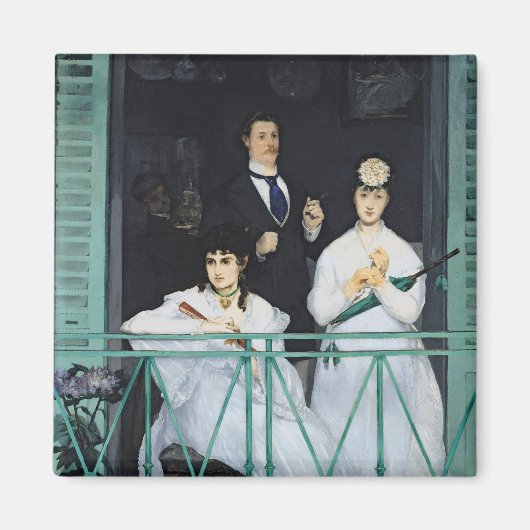 Manet | Der Balkon, 1868-189 Magnet (Vorne)