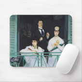 Manet | der Balkon, 1868-9 Mousepad (Mit Mouse)