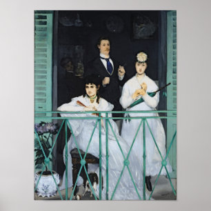 Manet   der Balkon, 1868-9 Poster