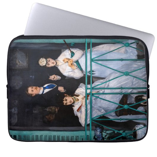 Manet - Der Balkon / Le Balcon Laptopschutzhülle (Vorderseite)