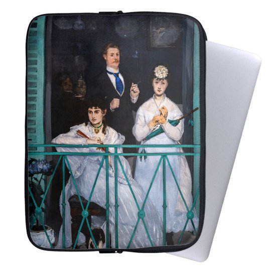 Manet - Der Balkon / Le Balcon Laptopschutzhülle