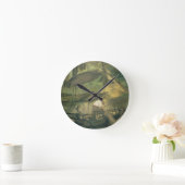 Manet | der Fischer, c.1861 Runde Wanduhr (Zuhause)