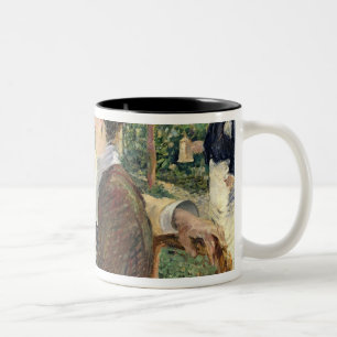 Manet der Garten von Pere Lathuille, 1879 Zweifarbige Tasse